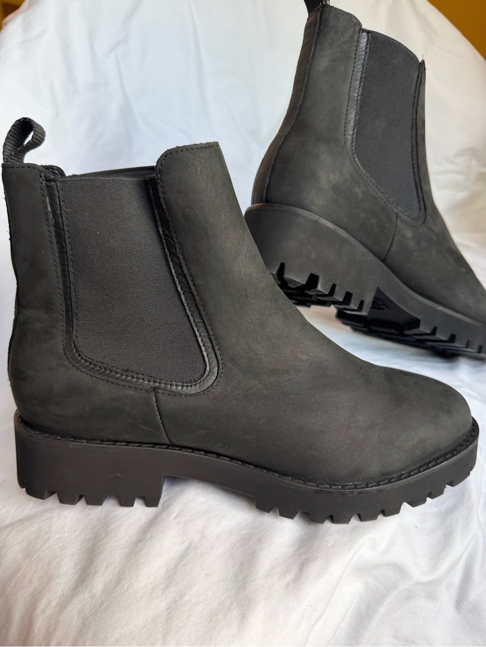 Thursday Boot Company Black Chelsea Lug Ankle Boots